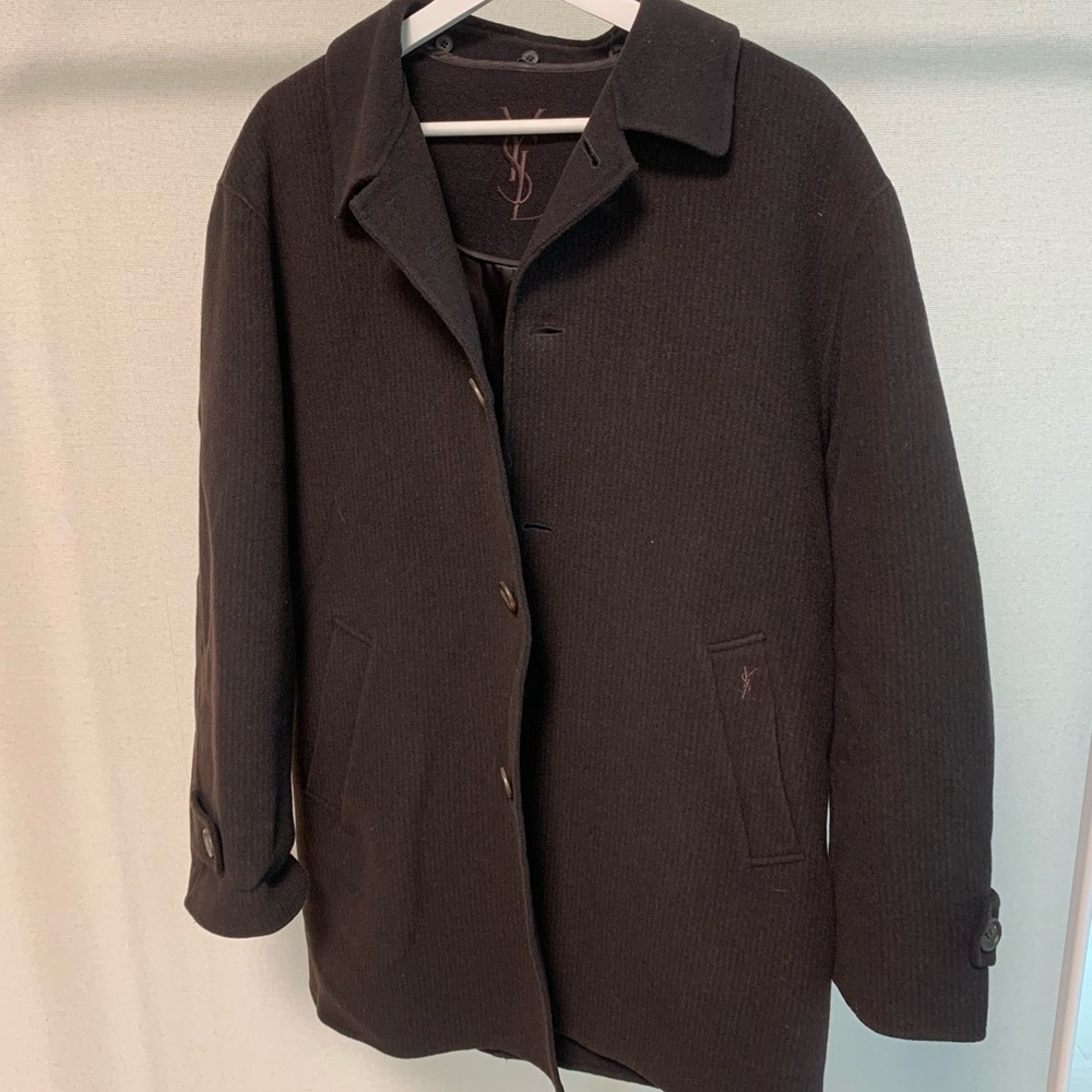 YSL Oversized Peacoat